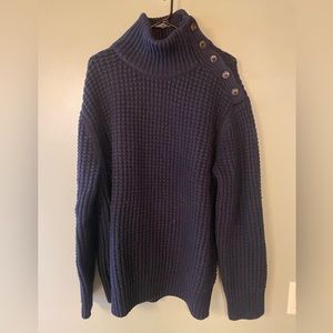 Banana Republic Heavy Knit Shawl Collar Sweater